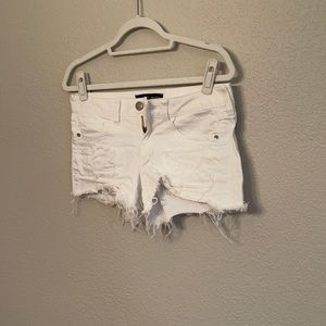 Express Distressed Jean Shorts